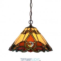 Tiffany Buntglas Pendelleuchte